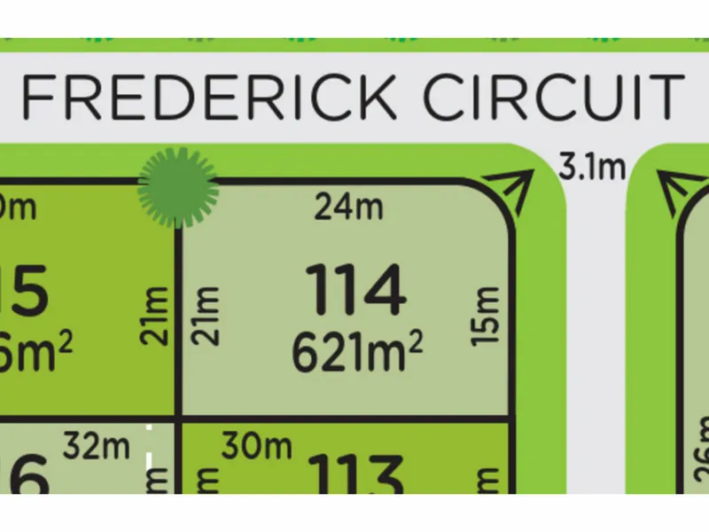 Parkland outlook from corner block