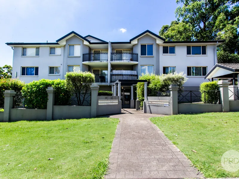 Freshly painted two bedroom apartment with double garage