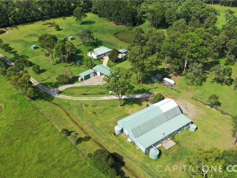Haybrook horse haven with huge barn