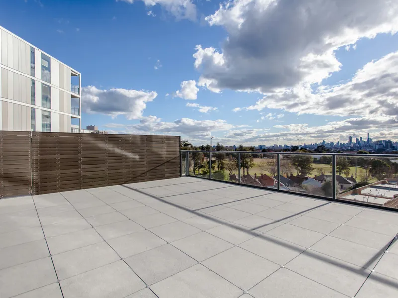 Prime Armadale Location. 47 sqm Private Outdoor Terrace with perfect views over Melbourne city!