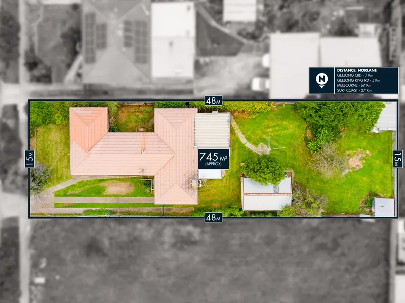 Take advantage of this 745m2 (approx.) allotment.