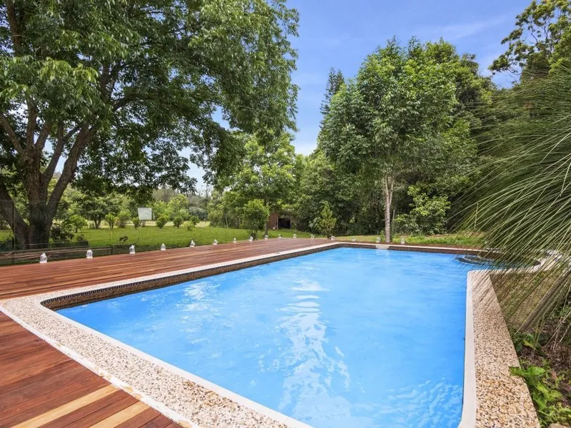 Peaceful & Private Three Bedroom Home with Inground Pool