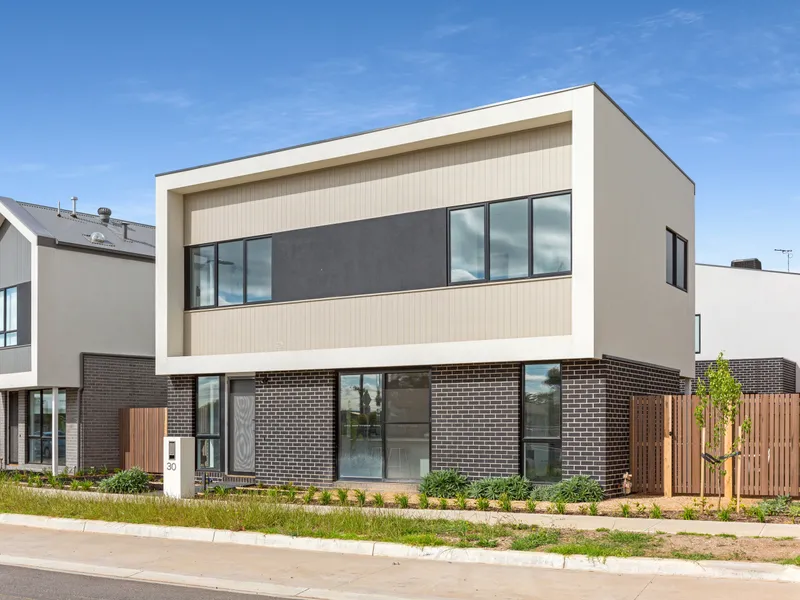 Architecturally designed 4 bed-2 bath home in the St.A estate boasting an open plan living-dining-kitchen that melds seamlessly with outdoor spaces.