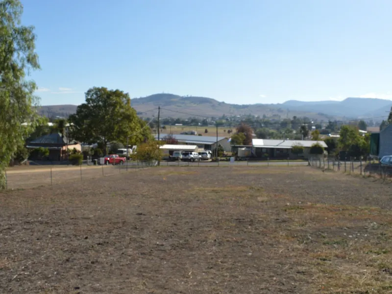 A gentle sloping block with northern views