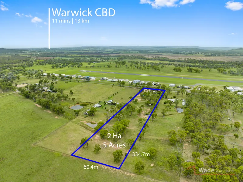 “5 acres of serene and secluded land.”