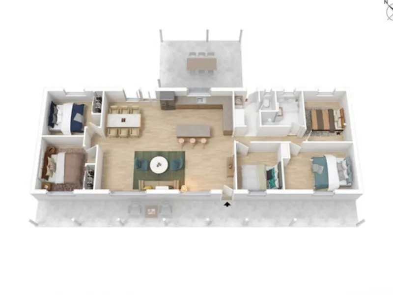 Stunning Logan Village house for young couples & small families.