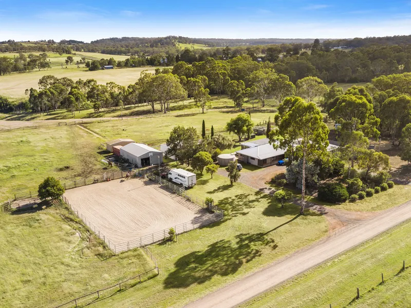 40 Acres, Spring Fed Creek, Dual Living, Pool, Bore This One Has It All!