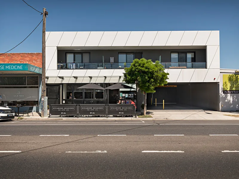 Two bedrooms, Two bathrooms, Two car spaces + balcony terrace!