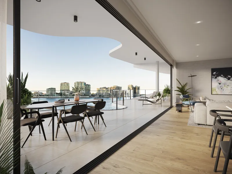 Lavish 370sqm penthouse with north facing-river views