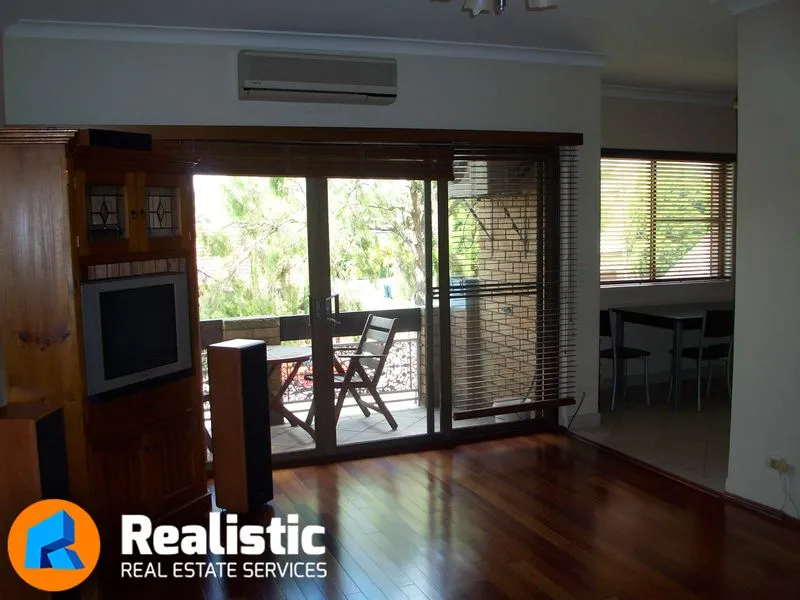 Spacious apartment with high quality timber flooring, is a must see this property.