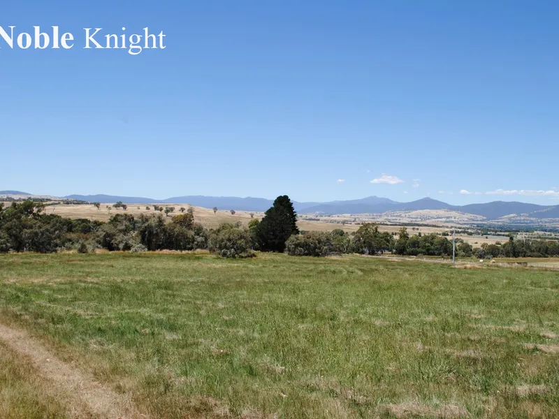 7.3 Acres - Fantastic distant mountain views with livestock yards