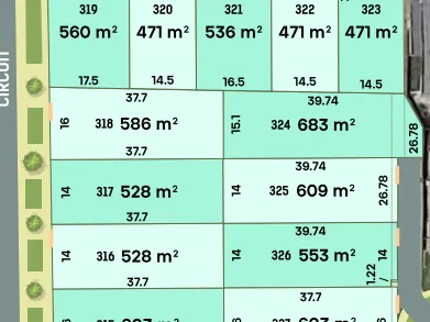 Huge R2 blocks - wide frontages