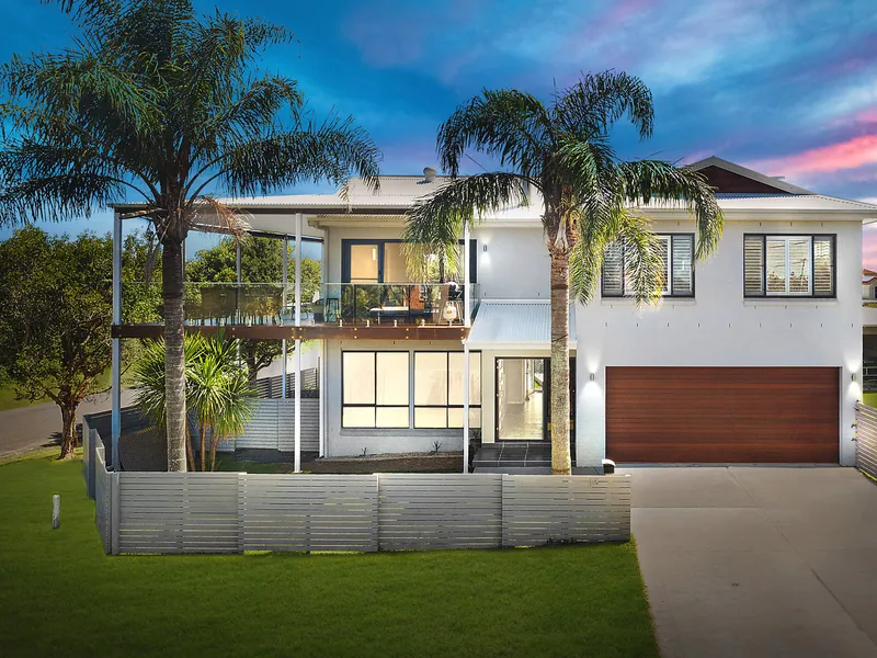 Architecturally designed family home in Norah Head