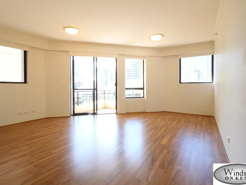 Unfurnished Spacious Two Bedroom Apartment with City View + Car Space in Sydney CBD