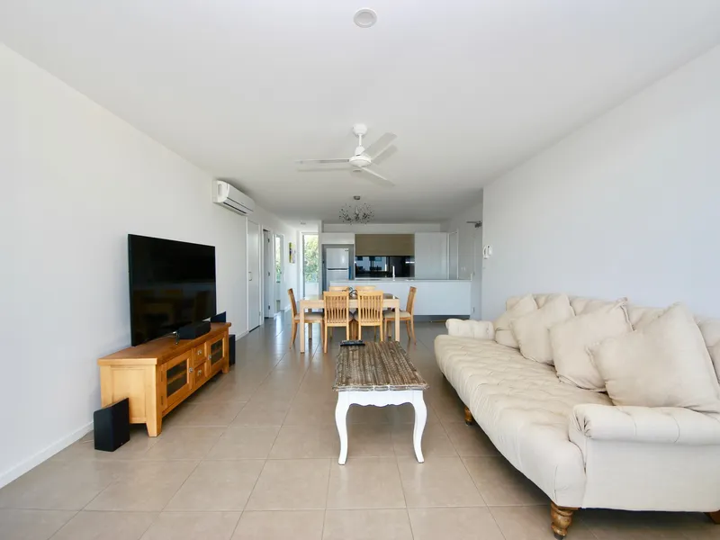 Large Three Bedroom + Study Apartment + 2 Car Secure Parking