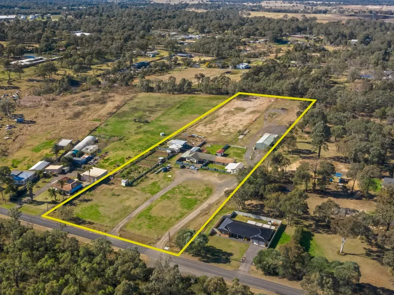 Five acre property with lots of potential