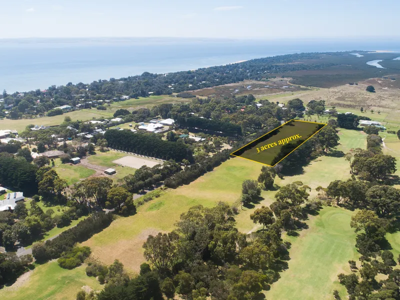 3 acres in a highly sough after location!