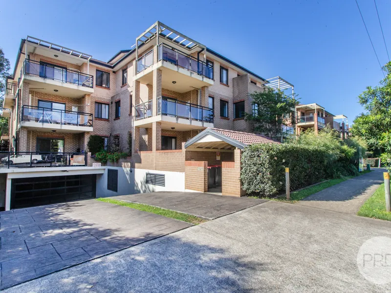 A modern two bedroom unit on the second floor