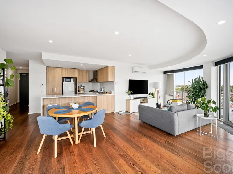 Panoramic views and penthouse living