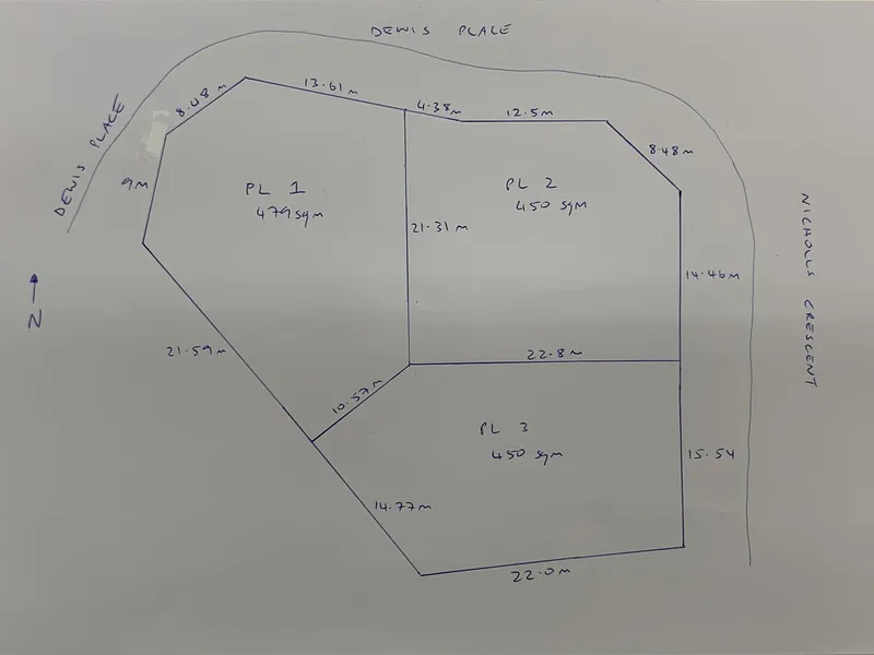 Proposed Survey Strata Lot 479 sqm in OPSZ and WHSZ