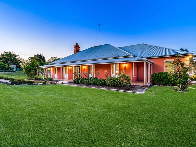 Idyllic rural lifestyle within vast sunlit parcel