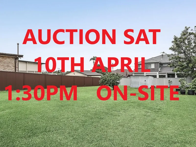 Huge Block Over 752sqm with 15.14m frontage