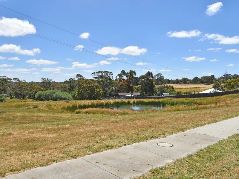 Large 9,640m2 (2.38 acres) Homesite With Dam On Edge Of Town