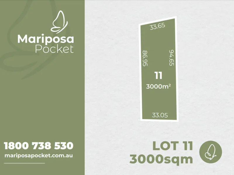 MARIPOSA POCKET PRESTEIGE ACREAGE LIFESTYLE BLOCKS