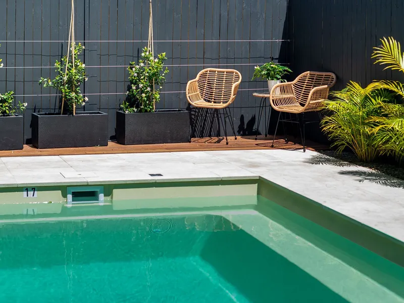 Ultra contemporary home with swimming pool