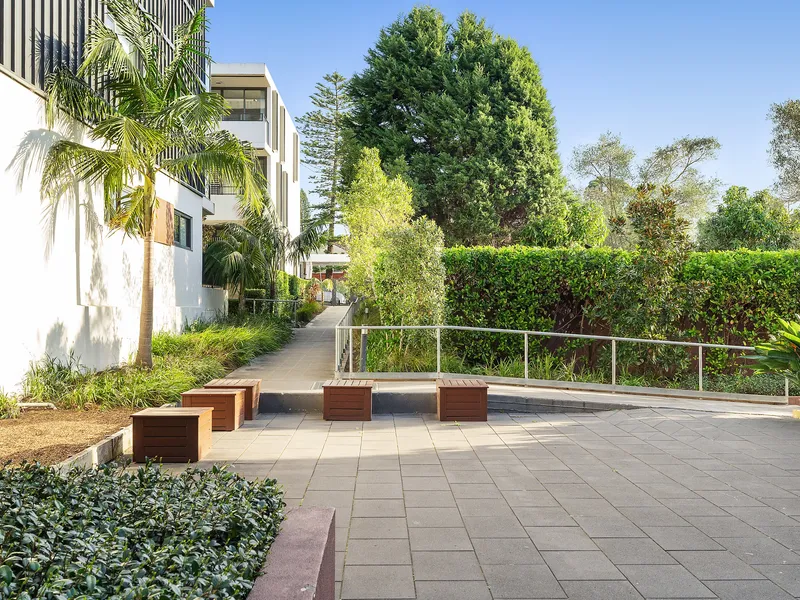 Modern apartment with skylights offering prime convenience