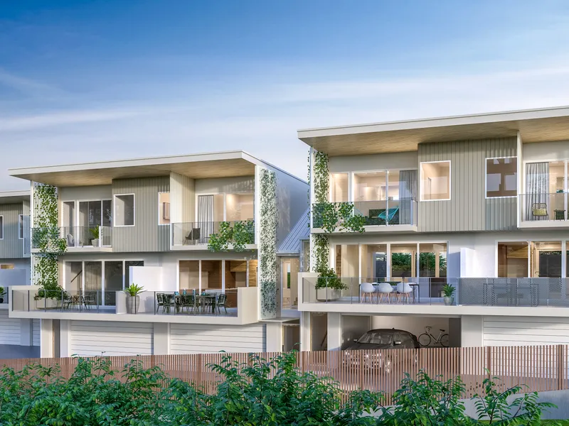 Serenity on Saltair – Six Luxurry Three level Townhouses With Private Lifts and Ocean Views!