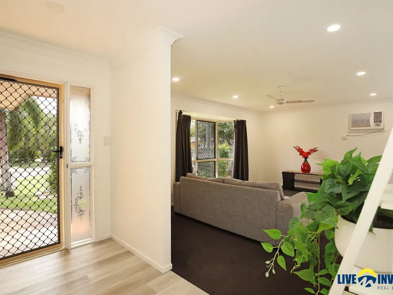 SPACIOUS FOUR BEDROOM FAMILY HOME, EXTENSIVE RENO’S, SPARKLING IN-GROUND POOL & SOLAR