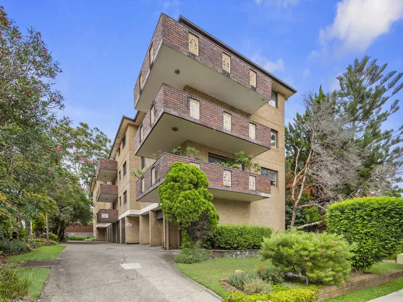 First floor unit set in a quiet position