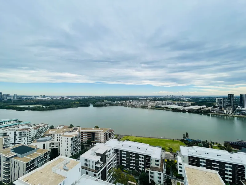 Rhodes Central Tower B | Prestigious Water View 3 Bedroom Apartment + Study | Available Now