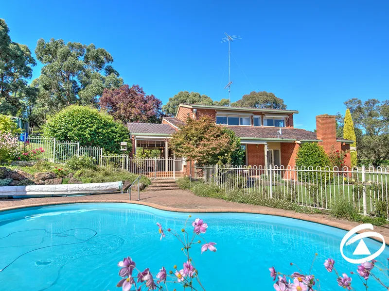 A sensational 1.5 Acres (approx.) with brick home, inground pool and massive shed?