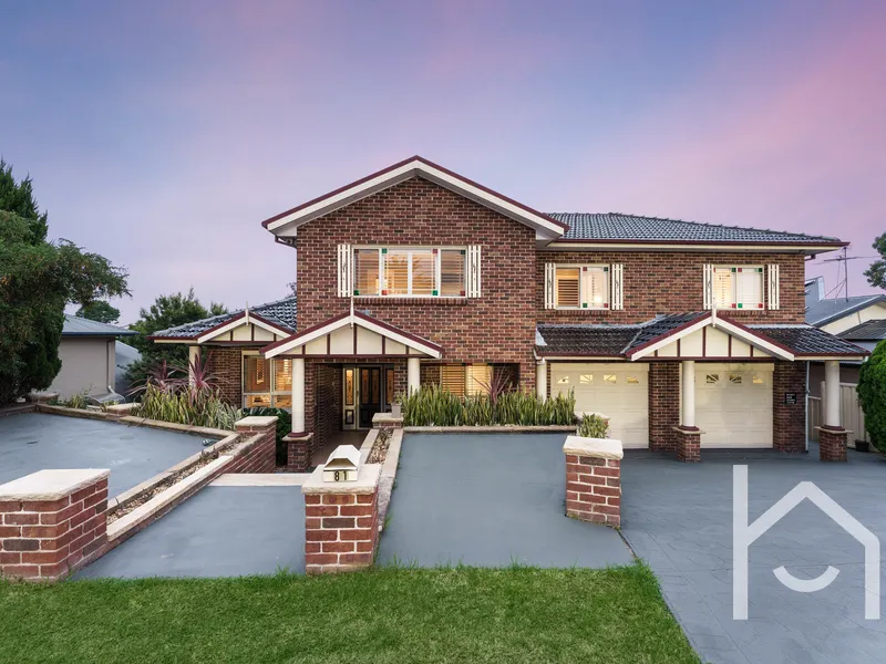 Family opulence with hairdressing salon