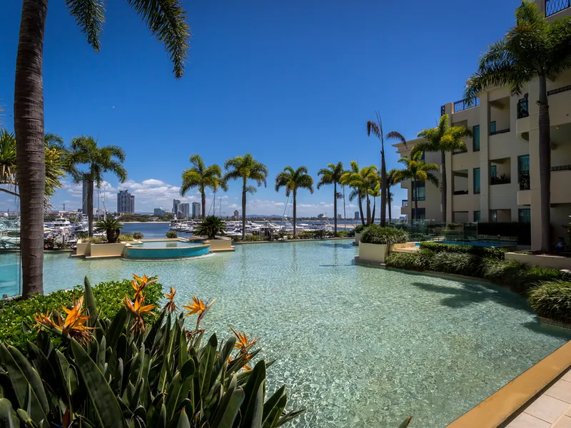 Ground floor - Premium Position with Heated pool and 21m marina berth