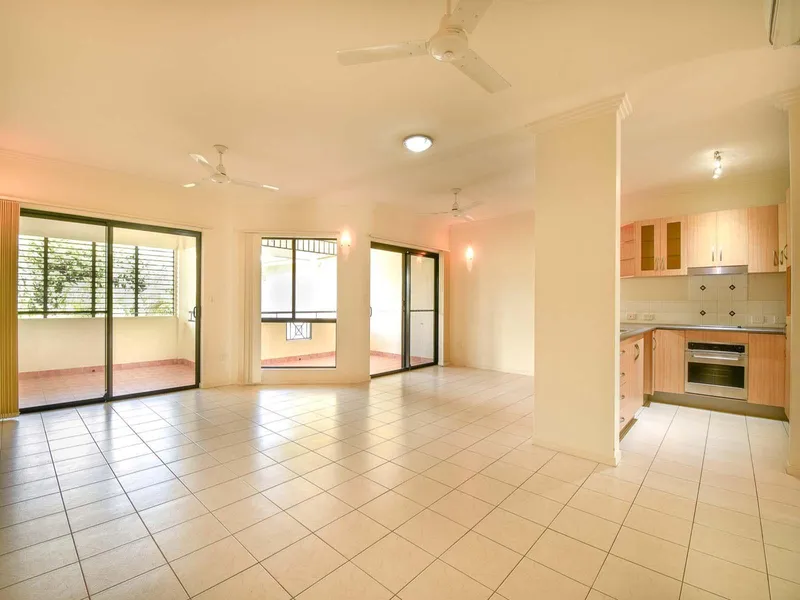 Spacious two bedroom unit with balcony by The Strand