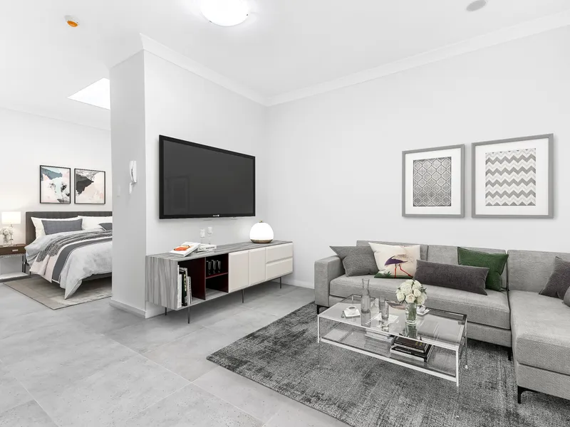 Contemporary Apartments With White Goods