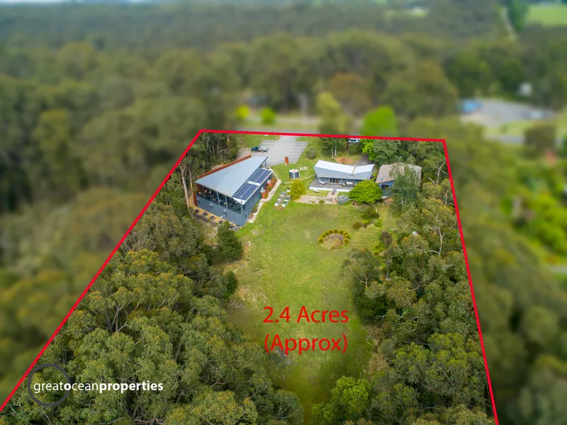 2.5 acres, Three substantial buildings, in the Forrest township