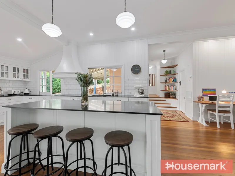 A Furnished Queenslander Home Located In The Premier Streetscape of Ashgrove!