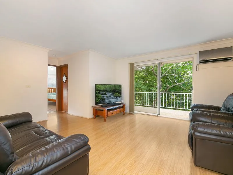 North facing oversized Two-bedroom double brick apartment