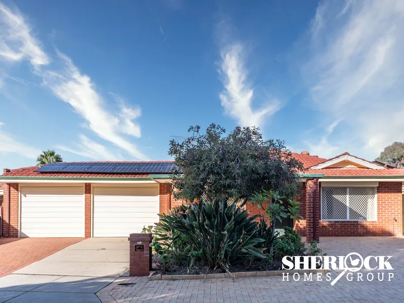 Shhhh… Whisper quiet location and one of Perth's best-kept secrets located in the inner metro area.