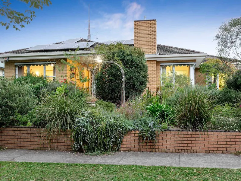 Cracking Brick Home In Central Position With Shedding