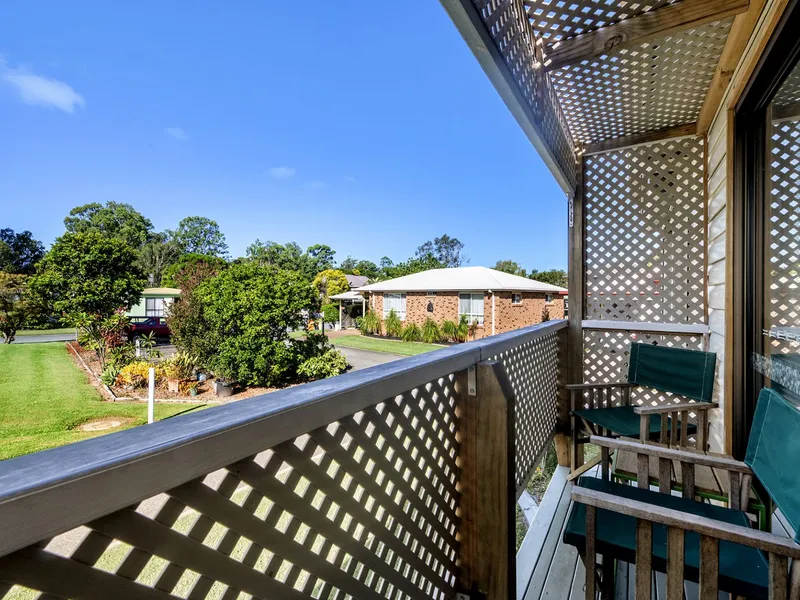 North East Facing 2 Bedroom, 2 Bathroom Home in an Elevated Position Overlooking Parkland in Settlers Over 50's Village Coombabah.
