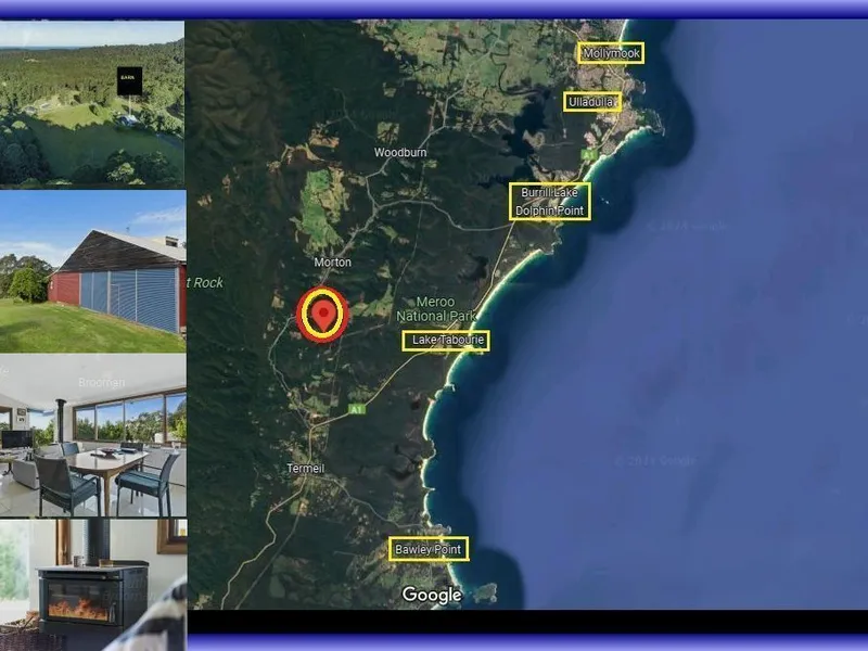 128 Acres, Coastal Glimpses, Private Semi Rain Forest. Barn Accommodation.