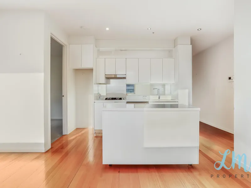 North facing, light filled apartment with city views!