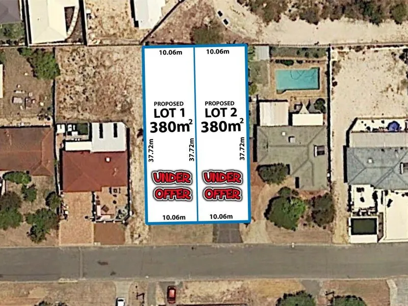 TWO PROPOSED STREET FRONT ELEVATED LOTS!   PRICE GUIDE - FROM $299K.  THERE'S NEVER BEEN A BETTER TIME TO BUILD - CASH IN ON THE GRANTS WHILE YOU CAN!