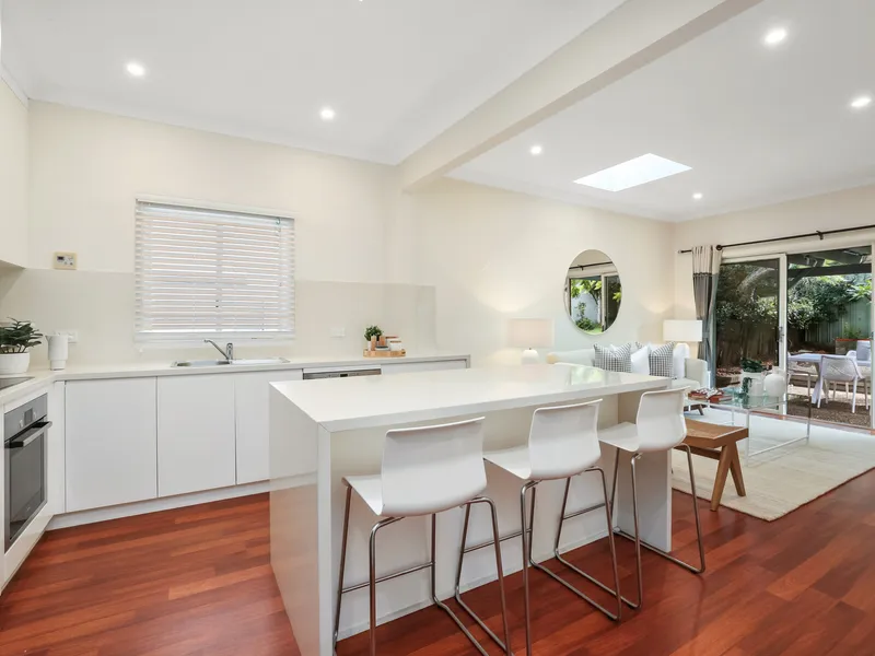 Bungalow with upside in a premier leafy street
