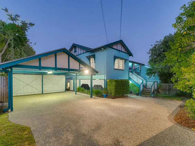Magnificent four-bedroom Queenslander in leafy enclave